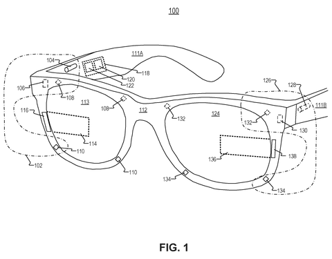Smart glasses with sensors., drawing sheet 1 from US 2026/0299306 A1