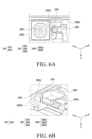 Top view of camera and flash., drawing sheet 6 from US 2026/0299396 A1