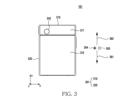 Expanding phone, back view., drawing sheet 3 from US 2026/0299651 A1