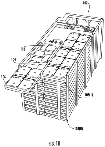 Server rack with internal components., drawing sheet 2 from US 2026/0299667 A1