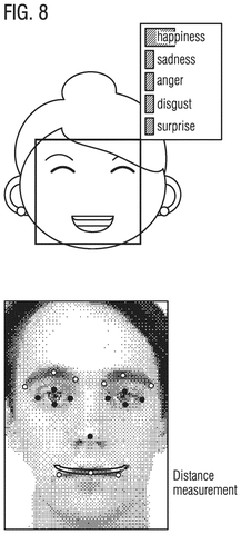 Facial feature point distance measurement., drawing sheet 8 from US 2026/0299676 A1