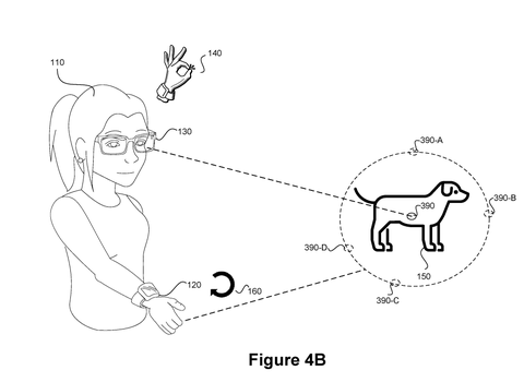 Person selecting dog's body., drawing sheet 6 from US 2026/0299683 A1