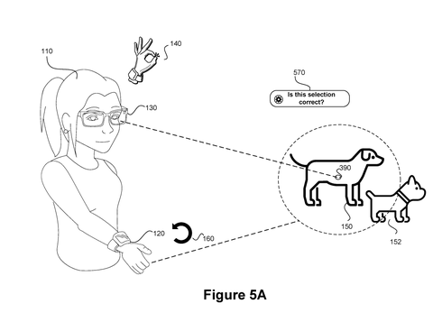 Person confirming dog selection., drawing sheet 7 from US 2026/0299683 A1