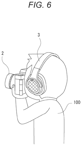 Person using camera and headset., drawing sheet 6 from US 2026/0299702 A1