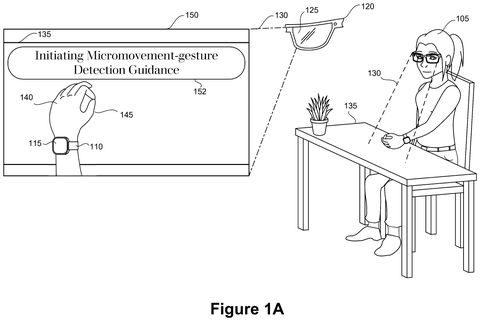 Micromovement gesture detection guidance., drawing sheet 1 from US 2026/0299703 A1