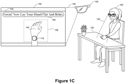 Hand position for gesture detection., drawing sheet 3 from US 2026/0299703 A1