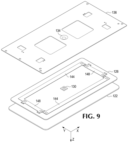 Cross-section of trackpad, pressed, drawing sheet 7 from US 2026/0299715 A1