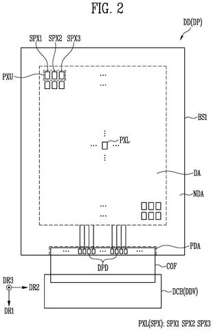 Display panel pixel arrangement., drawing sheet 2 from US 2026/0299722 A1