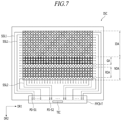 Touch sensor with drive lines, drawing sheet 6 from US 2026/0299733 A1
