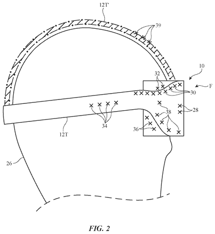 Headset worn on a head., drawing sheet 2 from US 2026/0299736 A1