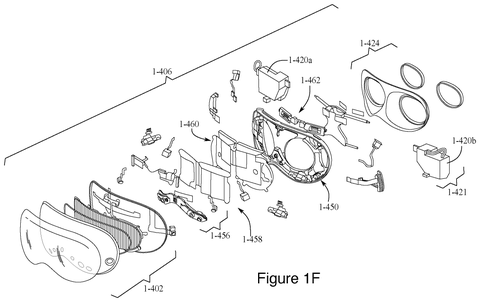 Exploded view of headset with sensors., drawing sheet 5 from US 2026/0299746 A1