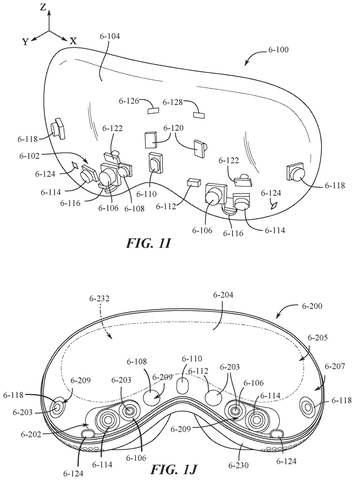 Headset front with cameras and sensors., drawing sheet 8 from US 2026/0299747 A1