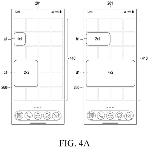 Coarse grid app icon layouts, drawing sheet 5 from US 2026/0299761 A1