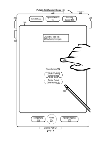 Portable multifunction device with touch screen., drawing sheet 3 from US 2026/0299765 A1