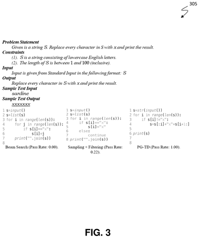 Code generation problem and solutions., drawing sheet 3 from US 2026/0299897 A1