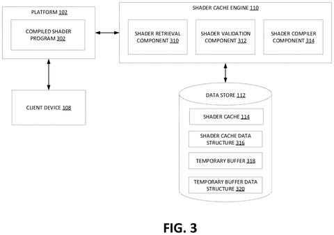 Shader cache engine components., drawing sheet 4 from US 2026/0299906 A1