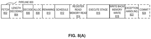Processor instruction pipeline stages., drawing sheet 8 from US 2026/0299955 A1