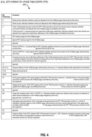 Page table entry format., drawing sheet 4 from US 2026/0300185 A1