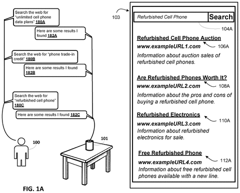 Person searches for phone information., drawing sheet 1 from US 2026/0300272 A1