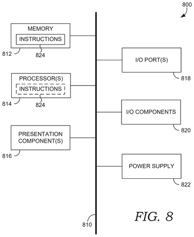 Computer system components, drawing sheet 8 from US 2026/0300319 A1