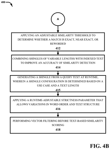 Similarity filtering and scoring., drawing sheet 5 from US 2026/0300349 A1