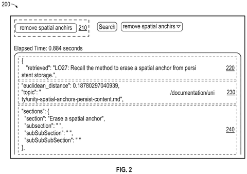 Example search result interface, drawing sheet 2 from US 2026/0300351 A1