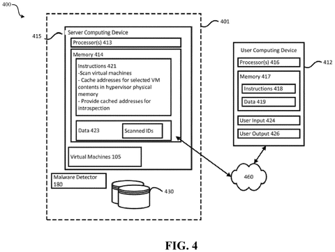Server and user computers, drawing sheet 4 from US 2026/0300357 A1