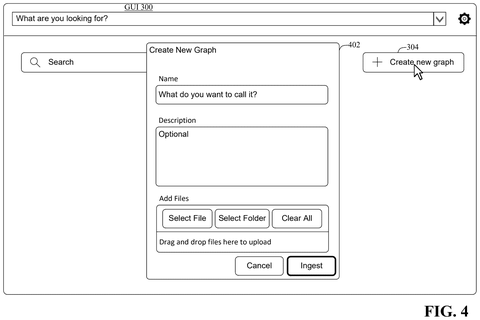 Create new graph dialog, drawing sheet 4 from US 2026/0300370 A1