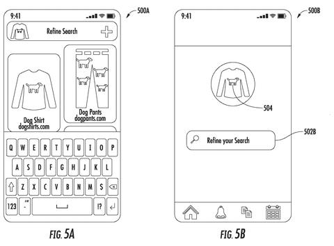 Mobile phone visual search refinement., drawing sheet 8 from US 2026/0300380 A1