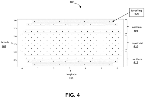 Latitude and longitude grid., drawing sheet 4 from US 2026/0300426 A1