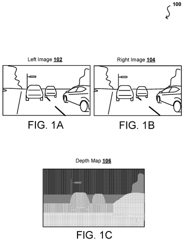Stereo images and resulting depth map., drawing sheet 1 from US 2026/0300718 A1