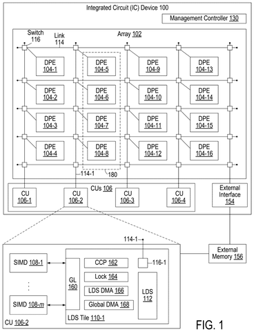 Integrated circuit device architecture, drawing sheet 1 from US 2026/0301107 A1