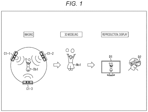 Cameras capture a person., drawing sheet 1 from US 2026/0301123 A1