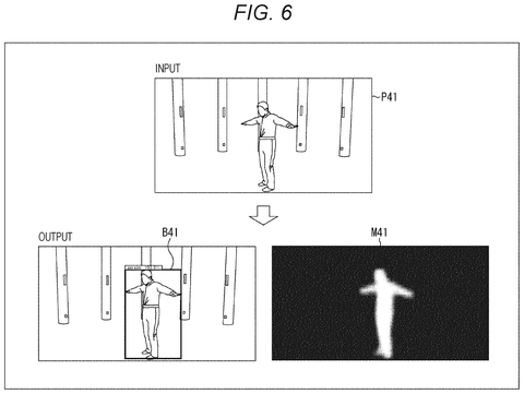 Input image and silhouette output., drawing sheet 6 from US 2026/0301123 A1