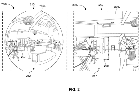 Headset view of concert, drawing sheet 2 from US 2026/0301125 A1