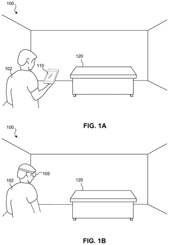 Person using a viewing device., drawing sheet 1 from US 2026/0301133 A1