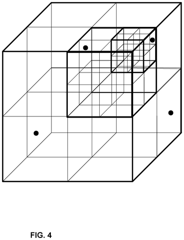 Octree spatial subdivision example., drawing sheet 4 from US 2026/0301239 A1