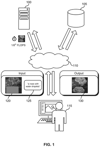 AI image generation system overview., drawing sheet 1 from US 2026/0301240 A1