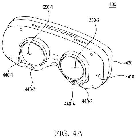 Front view of AR headset., drawing sheet 5 from US 2026/0301246 A1