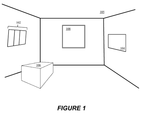 Virtual room with media objects., drawing sheet 1 from US 2026/0301310 A1