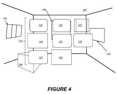 Virtual room with media objects., drawing sheet 4 from US 2026/0301310 A1
