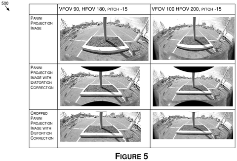 Panini projection with distortion correction., drawing sheet 6 from US 2026/0301319 A1