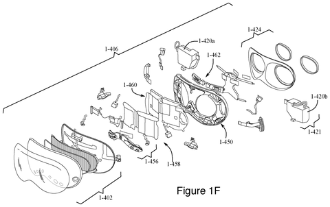 Exploded view of headset electronics., drawing sheet 5 from US 2026/0301350 A1