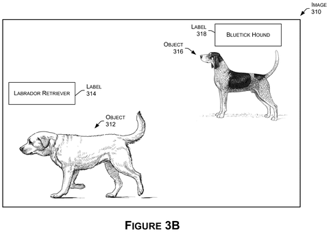 Labeled images of two dog breeds., drawing sheet 4 from US 2026/0301378 A1