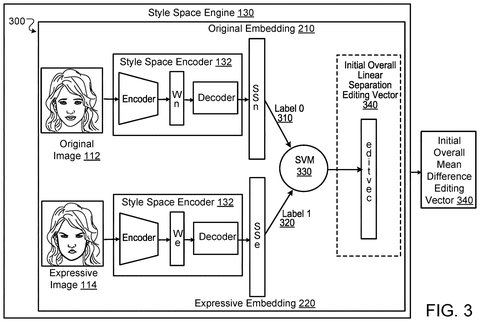 Style space engine, linear separation., drawing sheet 3 from US 2026/0301464 A1