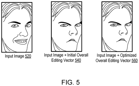 Input image, expression editing., drawing sheet 5 from US 2026/0301464 A1