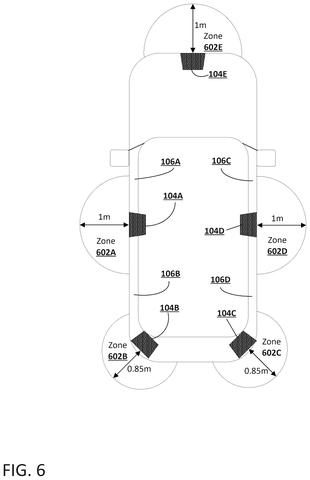 Vehicle with close-range trigger zones., drawing sheet 6 from US 2026/0301492 A1