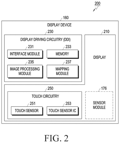 Display device and touch circuitry., drawing sheet 2 from US 2026/0301627 A1