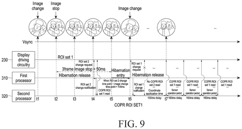 Image compensation timing, third scenario., drawing sheet 8 from US 2026/0301627 A1