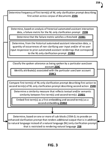 Determining clarification prompts., drawing sheet 3 from US 2026/0301740 A1